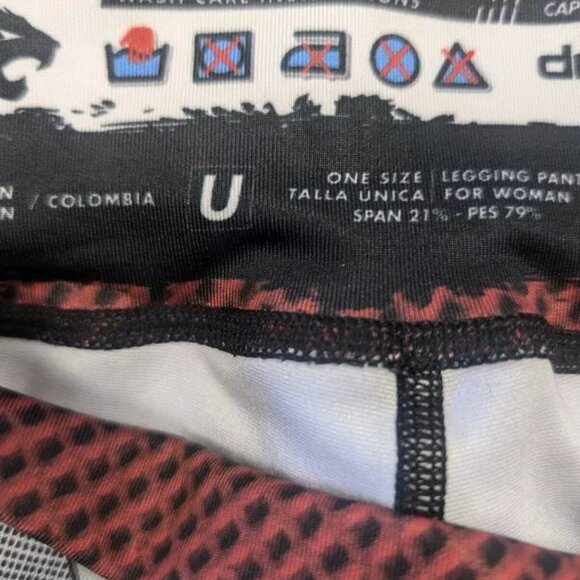 Drakon Leggings Captain America Spandex Yoga & Pilates OS Colombian Athleisure - Picture 12 of 16